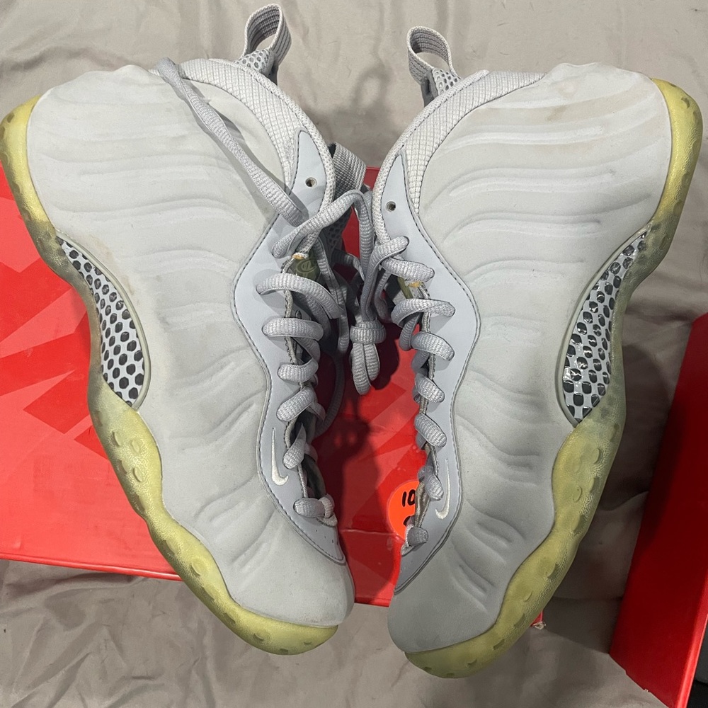 Nike air Foamposite wolf grey Jordan 1 2 3 4 5 6 size 9.5 og box
